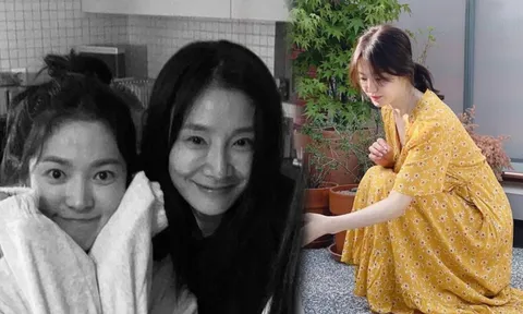 Song Hye Kyo gây bất ngờ với dung nhan thật khi hiện diện bên cạnh hội bạn thân