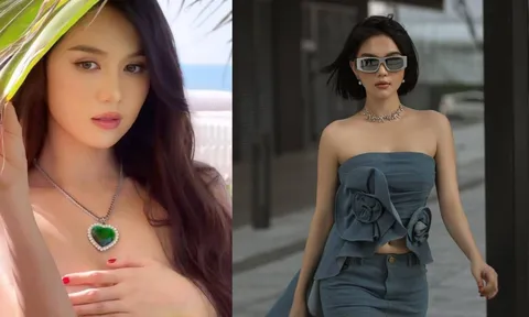 Ngọc Trinh đọ sức nóng với nắng hè trong bộ ảnh khoe hình thể trước thiên nhiên