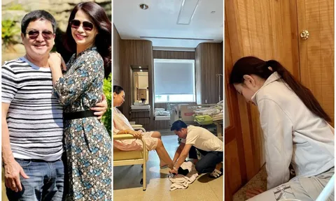 Sao Việt 1/6: Cường Đô La ngồi khụy chăm sóc vợ mới sinh, hình ảnh không ngờ của Thùy Tiên trước tin thắng kiện
