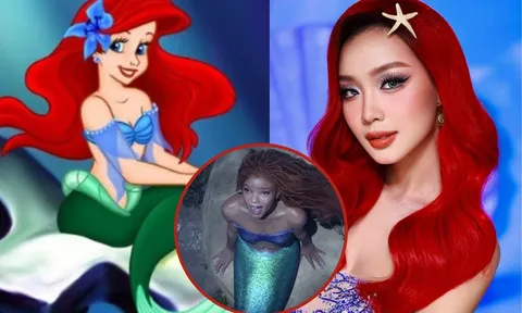 Hoa hậu Bảo Ngọc đẹp phát sáng khi hóa thân thành Nàng Tiên Cá