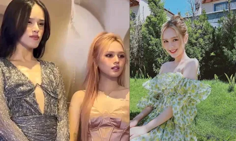 Xoài Non khoe nhan sắc rạng ngời dù 'lép vế' chiều cao khi đứng cạnh Trần Đức Bo