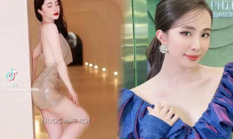 Sở hữu đường cong rực hơn nắng hè, Quỳnh Nga vẫn khiêm tốn nói về sắc vóc vạn người mê của mình