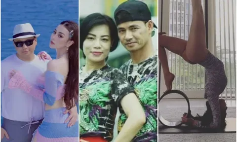 Sao Việt 22/6: Vợ chồng Phương Oanh và shark Bình tình tứ, Ngọc Trinh gây 'đỏ mặt' vì set đồ dễ hiểu lầm