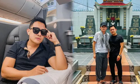 Con trai ruột Hoài Linh hồi hương thăm bố: Diện mạo của cả hai gây chú ý