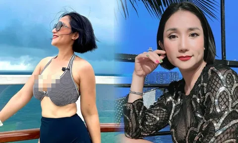 MC Cát Tường không ngại khoe dáng trong đồ 2 mảnh, sẵn sàng đáp trả mọi hoài nghi về vóc dáng tuổi 45