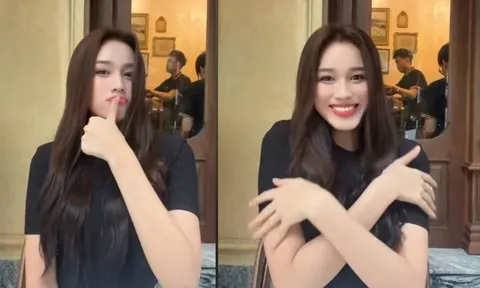 Video: Đỗ Thị Hà 'đu trend' tiktok, lộ rõ biểu cảm đáng yêu khiến fan không kìm được lòng