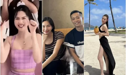 Sao Việt 8/8: Thùy Tiên và Quang Linh Vlogs hội ngộ, Phương Oanh khoe dáng chuẩn trên biển Hawaii