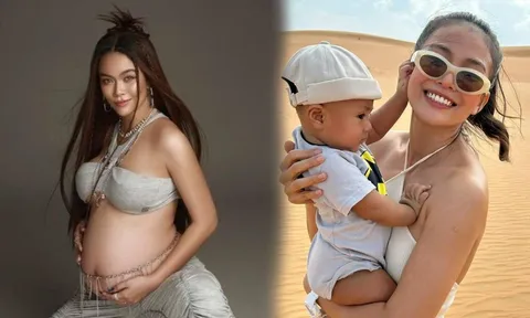 Á hậu Mâu Thủy khí chất ngời ngời sau 6 tháng sinh con