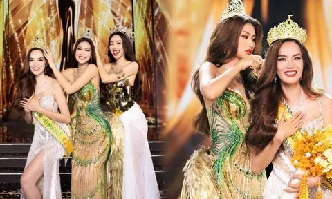 Vừa đăng quang, Hoàng Phương không ngại đọ sắc với Thùy Tiên, Thiên Ân