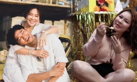 Vợ doanh nhân của Quý Bình khoe nhan sắc rạng ngời đón tuổi mới