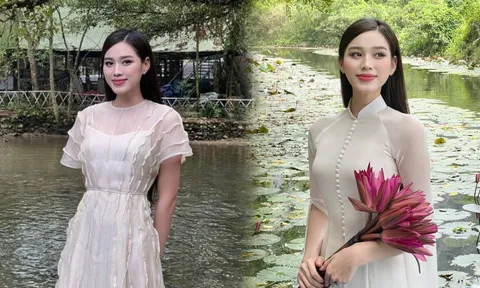 Video: Đỗ Thị Hà đẹp dịu dàng trong tà áo dài, được ngợi khen với hành động dành cho quê hương Thanh Hóa