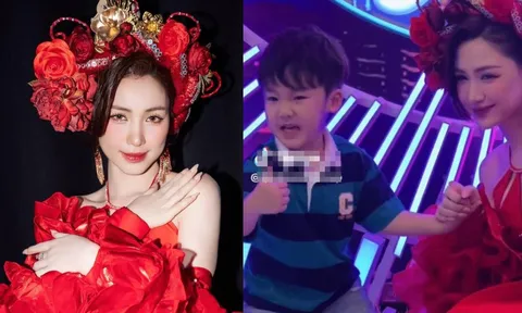 Video: Con trai Hòa Minzy đáng yêu hết nấc ở hậu trường Vietnam Idol 2023