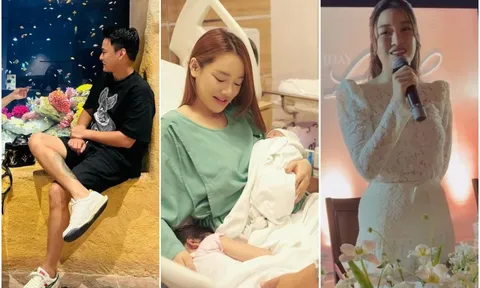 Sao Việt 14/10: Đỗ Mỹ Linh hiện diện xinh đẹp sau thời gian ở cữ, vợ chồng Hồng Đăng cực tình cảm
