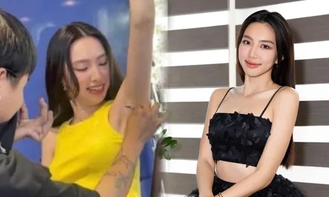 Thùy Tiên gây chú ý với hành động không đẹp chốn đông người