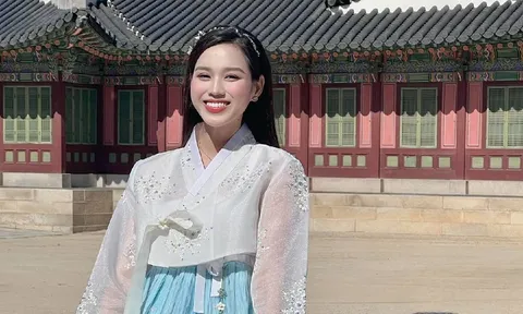 Video: Đỗ Thị Hà đẹp tỏa sáng khi diện Hanbok, thích thú thể hiện trình độ ngoại ngữ đã 'lên tầm'