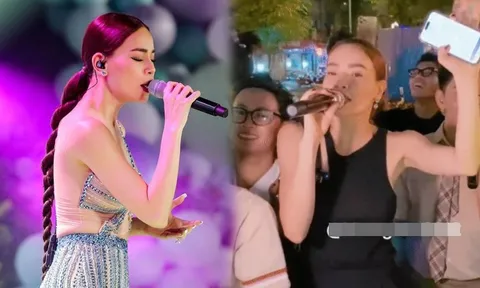 Video: Đang cover 'Cắt đôi nỗi sầu', Hồ Ngọc Hà lo sợ bị bắt ngay trên phố