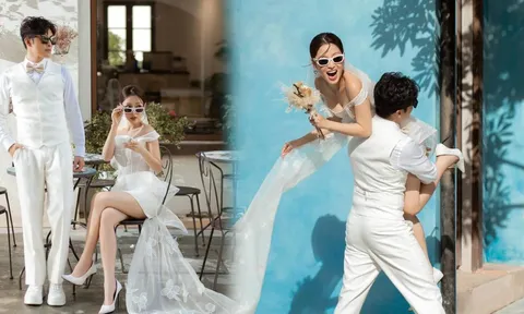 Puka và Gin Tuấn Kiệt xả loạt ảnh mới hậu đám cưới, biểu cảm của cô dâu chú rể đáng yêu hết nấc