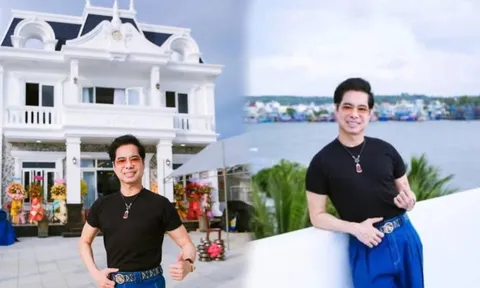 Sau biệt thự 400 tỷ đồng, Ngọc Sơn tiếp tục xây dựng biệt thự view sông hoành tráng
