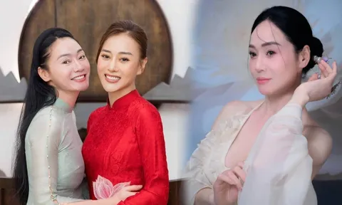 'Mẹ chồng' Phương Oanh khoe nhan sắc kiêu sa ở tuổi U50 sau khi đón nhận tin vui