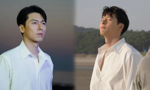 'Bố 1 con' Hyun Bin khiến dân tình xuýt xoa với phong thái cực phẩm ở tuổi 41