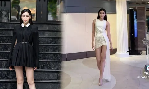 Sở hữu đôi chân dài thẳng 'cực phẩm', Đỗ Thị Hà nói gì khi bị nghi kéo chân?