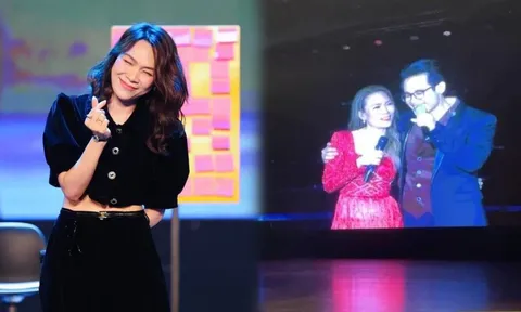 'Người tình sân khấu' bất ngờ hiện diện cạnh Mỹ Tâm, cử chỉ tình cảm khiến fan phấn khích