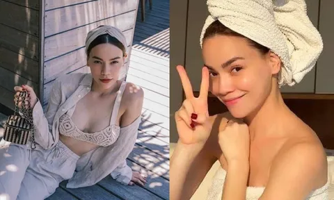 Hồ Ngọc Hà khoe mặt mộc, không quên 'flex' cả 'tấm lưng ong' khiến dân tình trầm trồ