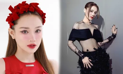 Nhã Phương lên đồ đón Tết, nhan sắc 'mẹ bỉm' sau 3 tháng sinh con được khen ngợi hết lời
