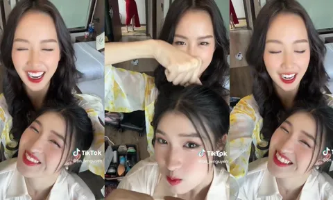 Hoa hậu Bảo Ngọc rủ Phương Nhi bắt trend nhí nhố, dân tình chỉ biết thốt lên: 'Quá nhiều sự cute trong chiếc clip này'