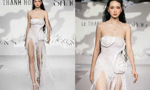 'Khủng Long' Bảo Ngọc ngày càng thần thái, tự tin thu hút mọi ánh nhìn khi diện thiết kế của Lê Thanh Hòa