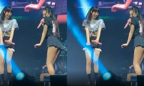 Video: Diện chiếc váy siêu ngắn, Jennie bị Lisa 'sàm sỡ' ngay trên sân khấu