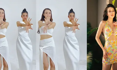 Vừa khiến fan u mê với giọng hát 'không thể chìm', Hoa hậu Tiểu Vy lại gây sốt khi rủ Mlee đu trend của Jisoo