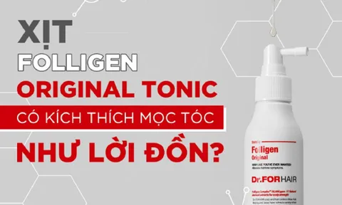 Xịt mọc tóc Folligen Original Tonic có kích thích mọc tóc như lời đồn?