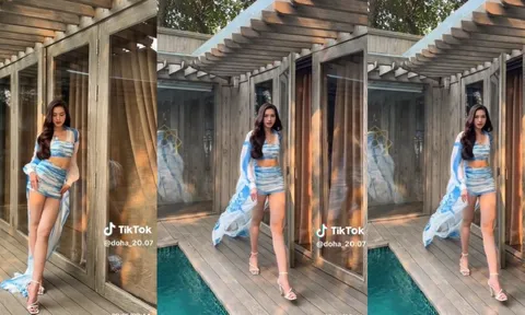 Lên đồ với outfit hè cực cháy, Hoa hậu Đỗ Thị Hà khiến nhiều bạn nữ cũng muốn hỏi cưới