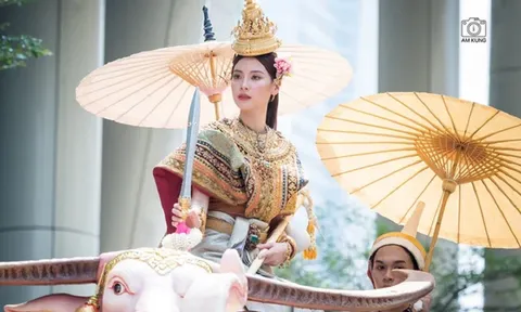 Mỹ nhân đẹp nhất Thái Lan hoá nữ thần tại Tết Songkran, visual khiến dân tình không khỏi xuýt xoa