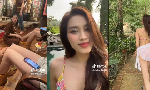 Tranh thủ quảng bá quê hương, Đại sứ Du lịch Đỗ Thị Hà lại khiến dân tình trầm trồ