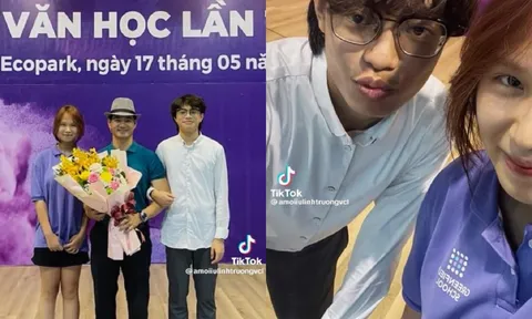 Cậu cả nhà Xuân Bắc bất ngờ công khai bạn gái xinh đẹp, e thẹn khi đứng cạnh bố chồng tương lai