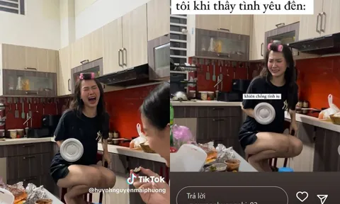Hoa hậu Mai Phương lộ clip với 1001 biểu cảm khó đỡ khi gặp 'tiểu cường' lại còn bị Bảo Ngọc, Phương Nhi trêu chọc