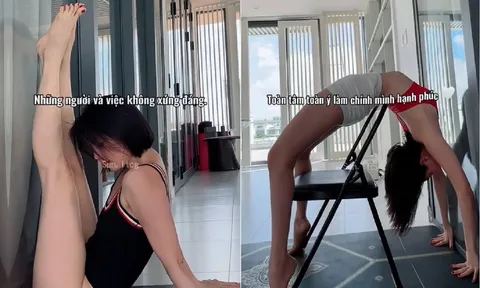 Video: Ngọc Trinh thực hiện tư thế yoga khiến chị em trầm trồ 'đâu phải tự nhiên mà cô ấy xinh đẹp'