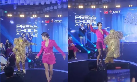 Diệp Lâm Anh gây chú ý khi khoe vũ đạo tại thảm đỏ Press Choice Awards 2023