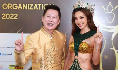 Hoa hậu Thuỳ Tiên xuất hiện lộng lẫy giữa ồn ào với ông Nawat, nói gì về việc gỡ danh hiệu?