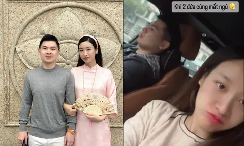 Hoa hậu Đỗ Mỹ Linh tự tin khoe mặt mộc, hành động của ông xã càng khiến ngưỡng mộ