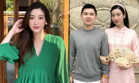 Giữa tin đồn mang bầu, Đỗ Mỹ Linh công khai luôn hành động đáng khen của chồng doanh nhân