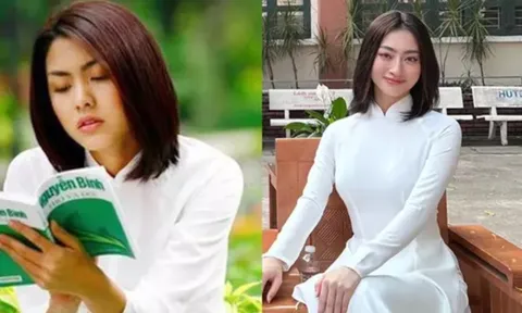 Lương Thùy Linh cosplay tạo hình 'cô Trúc bán sách' của Hà Tăng trong phim 'Bỗng dưng muốn khóc'