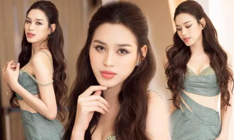 Được xin vía cặp chân dài cho con, Hoa hậu Đỗ Thị Hà có phản ứng gây chú ý