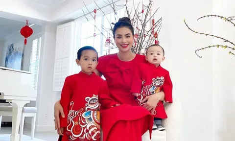 Hoa hậu Phạm Hương đưa 2 con đi chơi bộ môn thể thao quý tộc