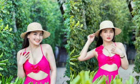 Diễn viên Bảo Thanh khoe ảnh diện bikini, đường cong khiến chị em ao ước