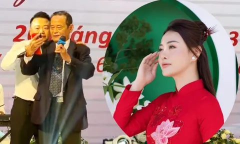 Bố shark Bình hát tặng con trai và Phương Oanh trong ngày vui