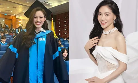 'Bà trùm Hoa hậu' Phạm Kim Dung chúc mừng Đỗ Thị Hà trong ngày tốt nghiệp