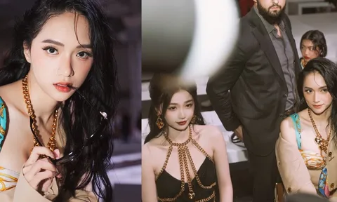 Hương Giang 'đọ sắc' cùng Hoa hậu Pia Wurtzbach và Ngu Thư Hân